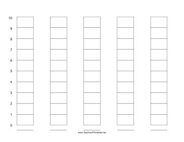 Bar Graph Template-10 Steps Teachers Printable