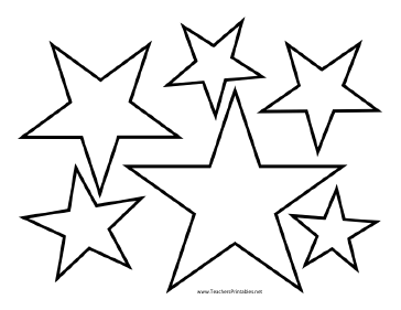 Star Templates Teachers Printable