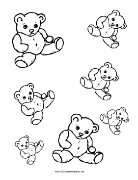 Teddy Bear Templates Teachers Printable