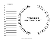 Circular Seating Chart