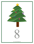 Count Chart 8 Christmas