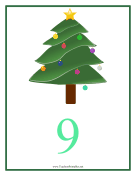 Count Chart 9 Christmas