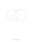 Venn Diagram Two Subsets Intersection with Subset