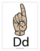 Letter D-Filled-With Label teachers printables