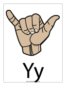 Letter Y-Filled-With Label teachers printables