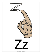 Letter Z-Filled-With Label teachers printables