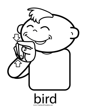 Bird Sign Teachers Printable