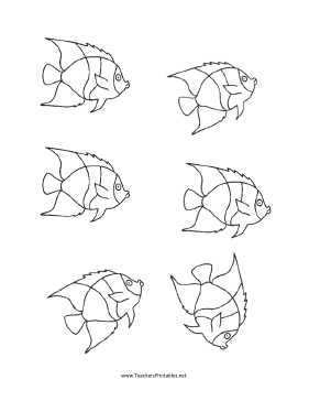 Fish Templates Teachers Printable