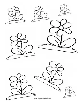 Flower Templates Teachers Printable