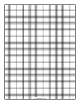 Grid eighth-inch Blackline Master Teachers Printable