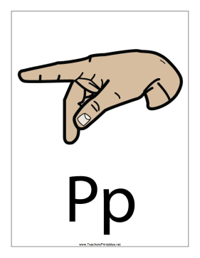 Letter P-Filled-With Label Teachers Printable