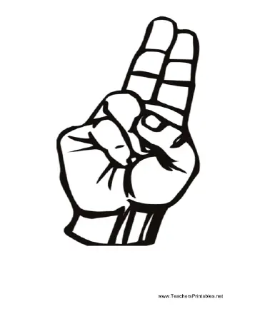 Sign Language U Teachers Printable