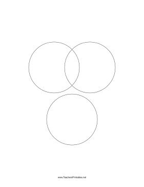 Venn Diagram Three Sets Intersection Between Two Teachers Printable