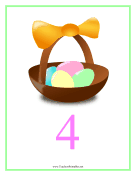 Count Chart 4 Easter