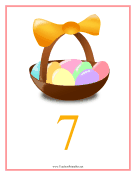 Count Chart 7 Easter