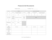 FAFSA CSS Financial Aid Documents Checklist