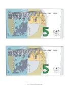 Five Euro Note Reverse