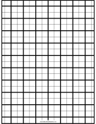 Grid half-inch with index Blackline Master