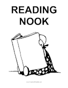 Reading Nook Sign