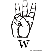 Sign Language with W
