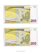 Two Hundred Euro Note Reverse