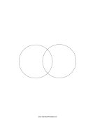 Venn Diagram Two Sets with Intersection
