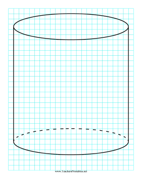 3D Shapes Cylinder Teachers Printable