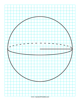 3D Shapes Sphere Teachers Printable