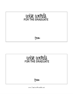 Advice For The Graduate Teachers Printable