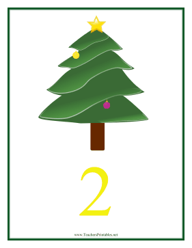 Count Chart 2 Christmas Teachers Printable