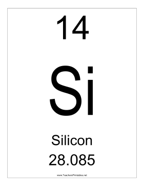 Silicon Teachers Printable