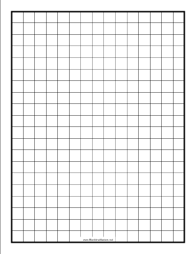 Grid half-inch Blackline Master Teachers Printable