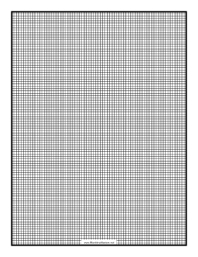 Grid tenth-inch Blackline Master Teachers Printable