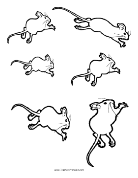 Mouse Templates Teachers Printable