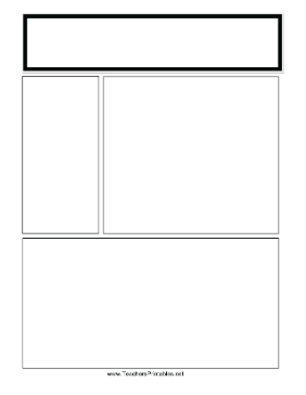 Newsletter Template Large Blocks Teachers Printable