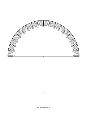 Printable Protractor Teachers Printable