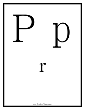 Russian R Teachers Printable