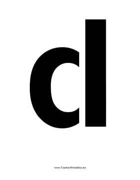 Stencil Lowercase D Teachers Printable