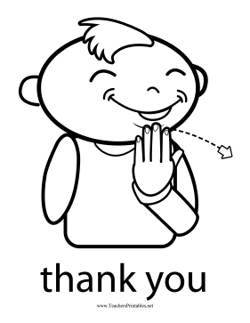 Thank You Sign Teachers Printable