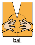 Ball Sign Color teachers printables