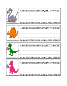 Desk Tag Dinosaurs teachers printables