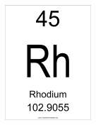 Rhodium teachers printables