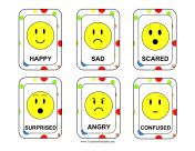 Emotion Cards teachers printables