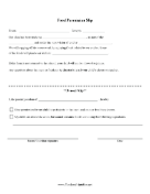 Food Permission Slip