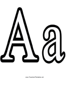Letter A