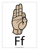 Letter F-Filled-With Label teachers printables
