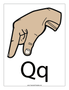 Letter Q-Filled-With Label teachers printables