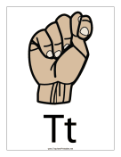 Letter T-Filled-With Label teachers printables