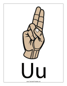 Letter U-Filled-With Label teachers printables