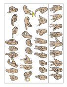 Letter and Number Chart-Filled-No Label teachers printables